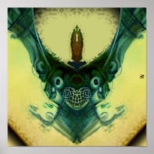 Gezinskreeft - patroonpareidolia poster (Voorkant)