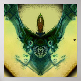 Gezinskreeft - patroonpareidolia poster