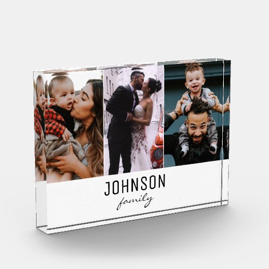 Gezinsleden - Aangepaste foto-naam Fotoblokken (Links)