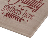 Gezinsleden hier in de directie snijplank (Hoek)