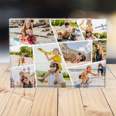 Gezinsleden Moderne eenvoudige 9 Afbeeldingen coll Fotoblokken