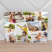 Gezinsleden Moderne eenvoudige 9 Afbeeldingen coll Fotoblokken