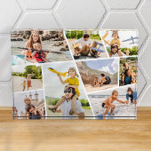 Gezinsleden Moderne eenvoudige 9 Afbeeldingen coll Fotoblokken