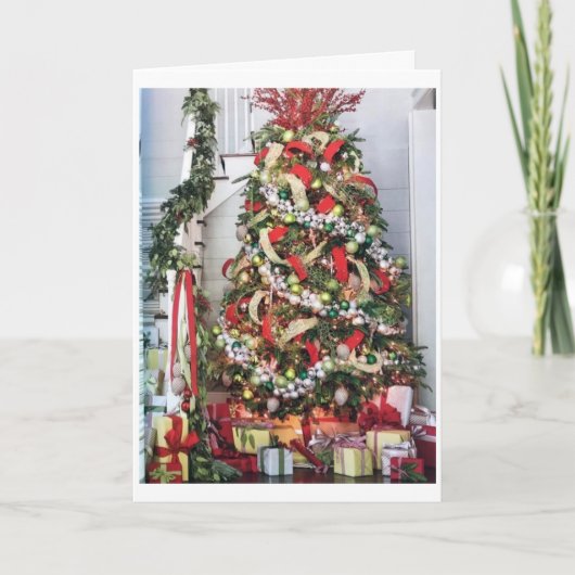 GEZINSLEVEN EN GOED LEVENSMIDDEL **CHRISTMAS WIST* FEESTDAGEN KAART (Voorkant)