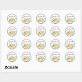 Gezinsliefde Ronde Sticker (Vel)