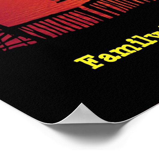 Gezinsliefhebbers van Poster (Hoek)