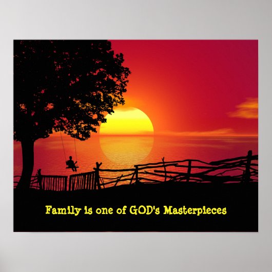 Gezinsliefhebbers van Poster (Voorkant)