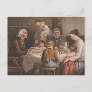 gezinslijn voor binnengebed briefkaart