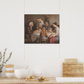  gezinslijn voor binnengebed poster (Keuken)