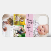 Gezinsloos Foto mam herinneringen roze Case-Mate iPhone Case (Achterkant (horizontaal))