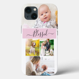 Gezinsloos Foto mam herinneringen roze iPhone 13 Hoesje
