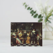 Gezinsmakende muziek briefkaart (Staand voorkant)