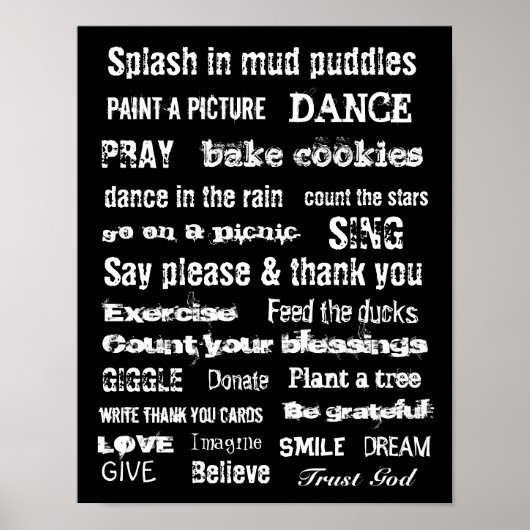 Gezinsmandhanger Poster (Voorkant)