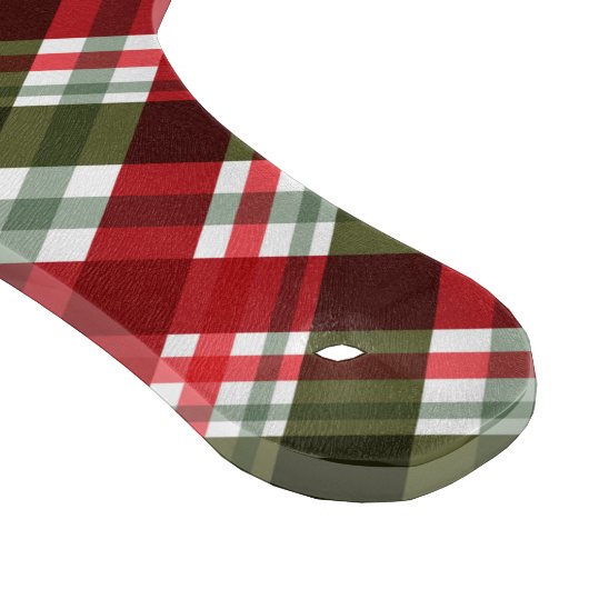 Gezinsmonogram kerstmis snijplank (Hoek)