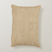 Gezinsmonogrammen naam rustische boerderij burlap accent kussen (Achterkant (Verticaal))