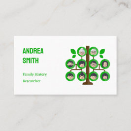 gezinsonderzoeker visitekaartje