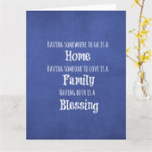 Gezinsopgave Kaart (Gele Bloem)