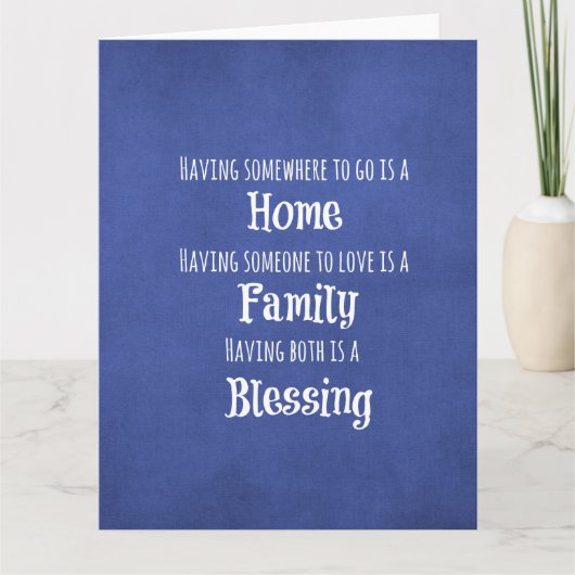 Gezinsopgave Kaart (Voorkant)