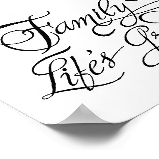 Gezinsopgave Poster (Hoek)