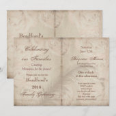 Gezinsopnamen - Uitnodigingen -  PLANNING (Voorkant / Achterkant)