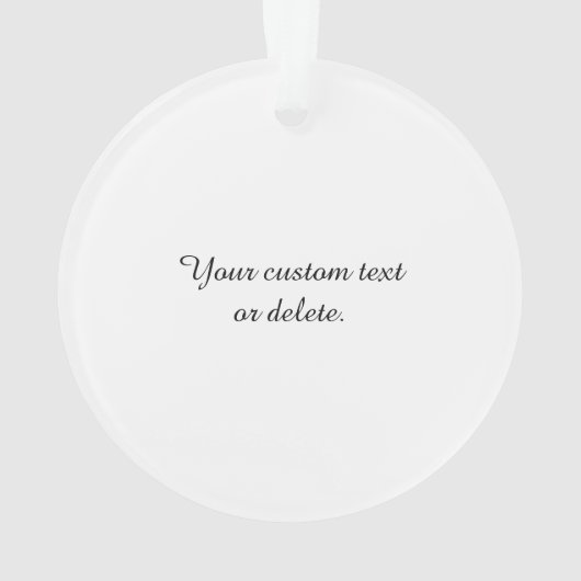 Gezinspakket - Creëer uw eigen foto Ornament (achterkant)