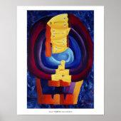 Gezinsportret moderne portret schilderkunst kunstp poster (Voorkant)