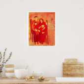 Gezinsportret Poster (Keuken)