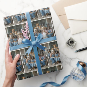 Gezinsportret van honden cadeaupapier