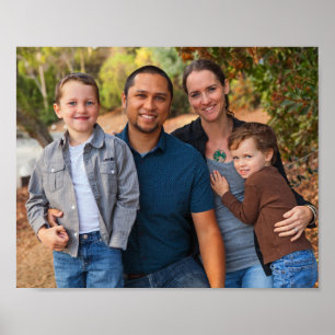 Gezinsportretlandschap Poster