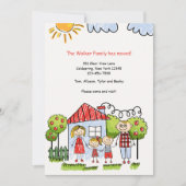 Gezinspringende aankondiging (Voorkant)