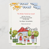 Gezinspringende aankondiging (Voorkant / Achterkant)