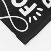 Gezinsregels Gepersonaliseerde naam Positief zwart Fleece Deken (Hoek)