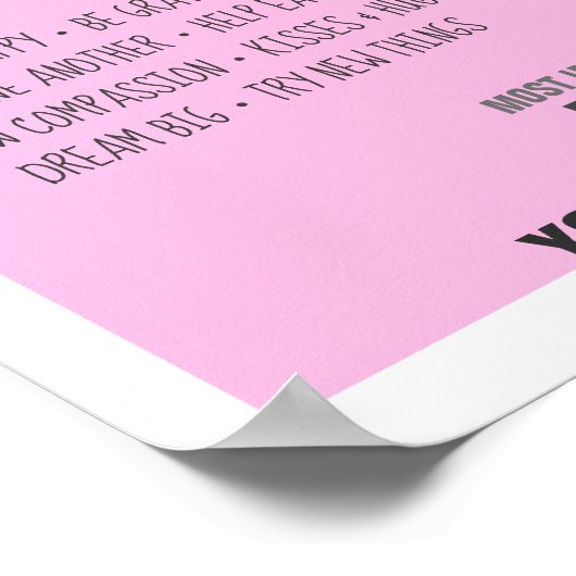 Gezinsregels Poster (Hoek)