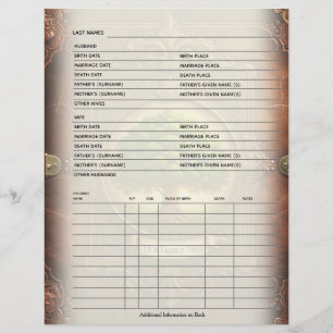 Gezinsregister genealogon