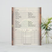 Gezinsregister genealogon (Staand voorkant)