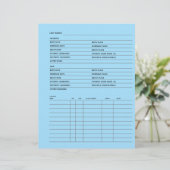 Gezinsregister genealogon (Staand voorkant)