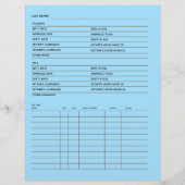 Gezinsregister genealogon (Achterkant)