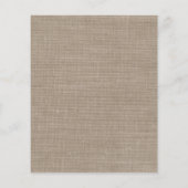 Gezinsreünie Burlap Bingo Flyer (Achterkant)