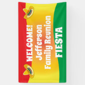 Gezinsreünie Fiesta Theme Spandoek (Verticaal)