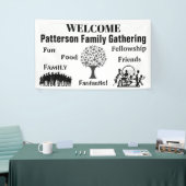 Gezinsreünie Geëerd -  Spandoek (Beurs)