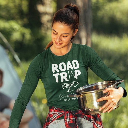 Gezinsreünie Road Trip Vacking Matching Custom T-shirt