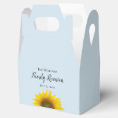 Gezinsreünie Yellow Sunflower Gift Bedankdoosjes (Geopend)