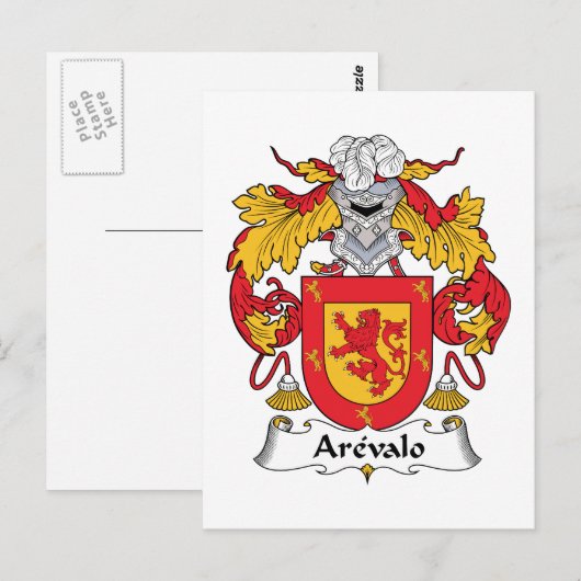 Gezinsrust Arevalo Briefkaart (Voorkant / Achterkant)