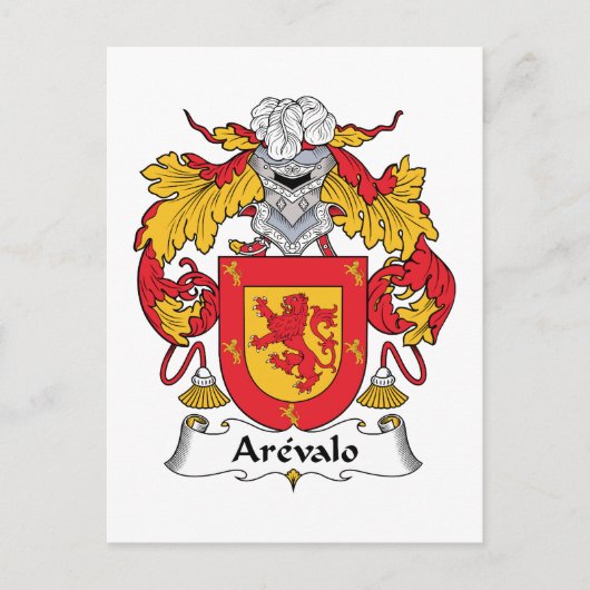 Gezinsrust Arevalo Briefkaart (Voorkant)