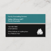 Gezinstherapie Klinische onderzoeken Visitekaartje (Voorkant)