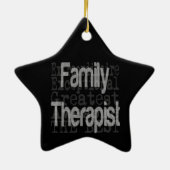 Gezinstherapist Extraordinaire Keramisch Ornament (Achterkant)