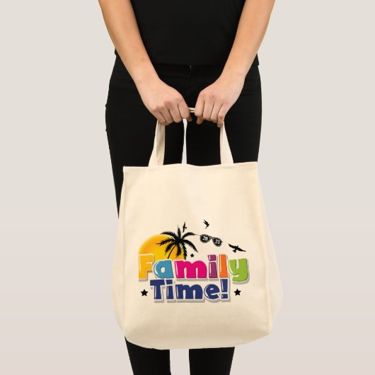 gezinstijd | maakt herinneringen samen tote bag (Voorkant (product))