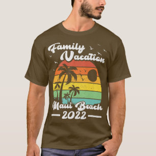 Gezinsvakantie 2022 strand Hawaii Maui T-shirt