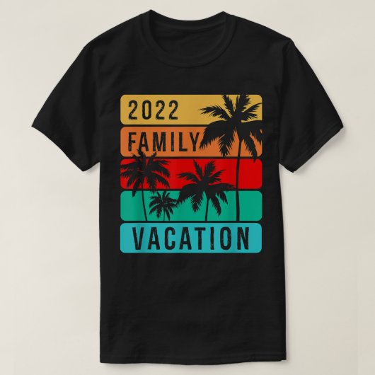 Gezinsvakantie 2022 t-shirt (Design voorkant)