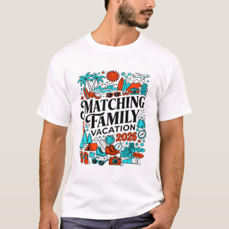 Gezinsvakantie 2026 Zomerreis T-shirt